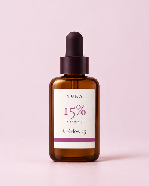 C-Glow 15 Serum, 30 ml amber dropper bottle